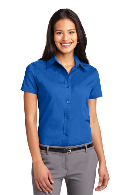 Port Authority® Ladies Short Sleeve Easy Care Shirt. L508 [Strong Blue] - DFW Impression