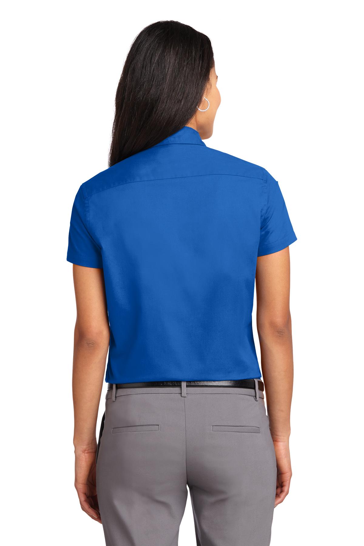 Port Authority® Ladies Short Sleeve Easy Care Shirt. L508 [Strong Blue] - DFW Impression