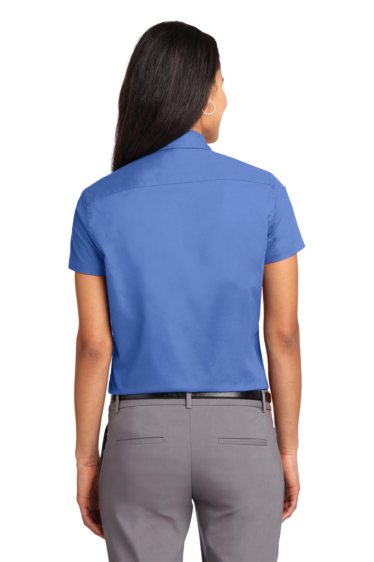 Port Authority® Ladies Short Sleeve Easy Care Shirt. L508 [Ultramarine Blue] - DFW Impression