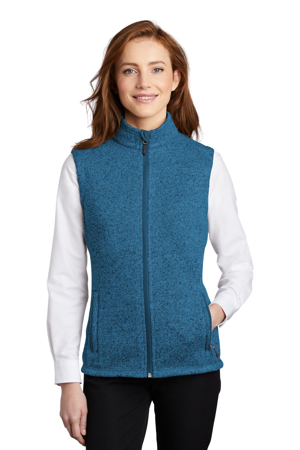 Port Authority ® Ladies Sweater Fleece Vest L236 - DFW Impression