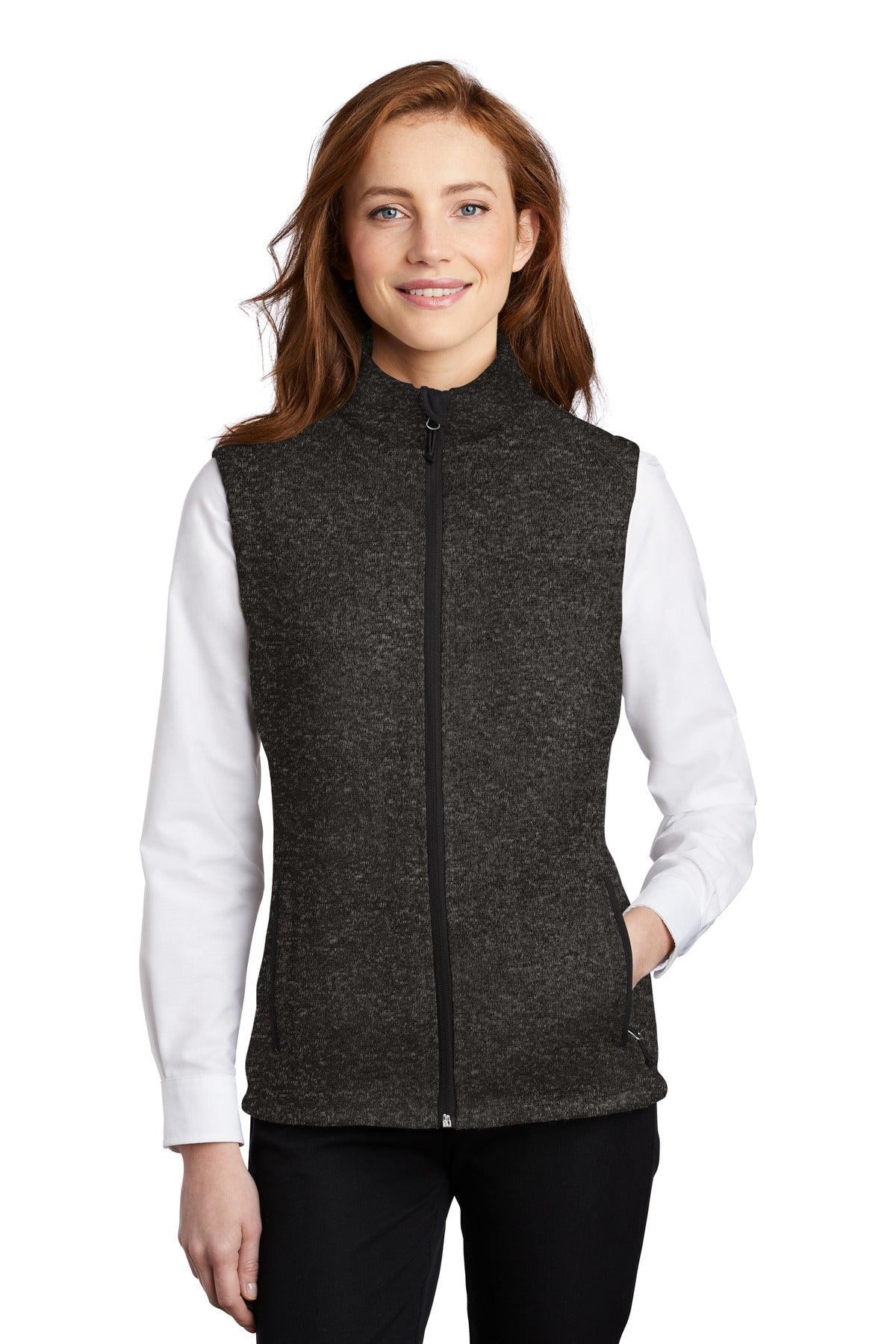 Port Authority ® Ladies Sweater Fleece Vest L236 - DFW Impression