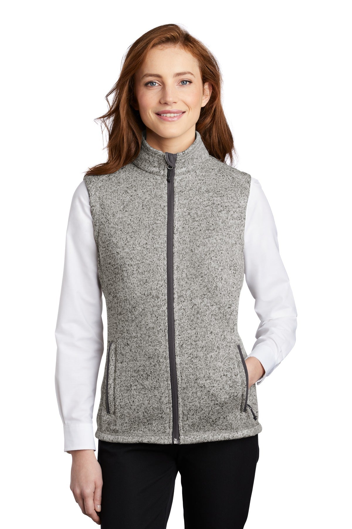 Port Authority ® Ladies Sweater Fleece Vest L236 - DFW Impression