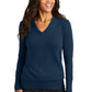Port Authority® Ladies V-Neck Sweater. LSW285 - DFW Impression