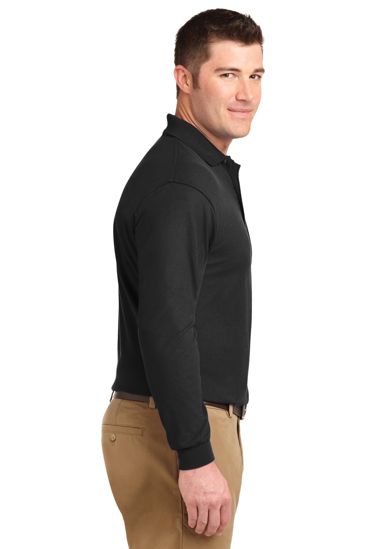 Port Authority® Silk Touch™ Long Sleeve Polo. K500LS - DFW Impression