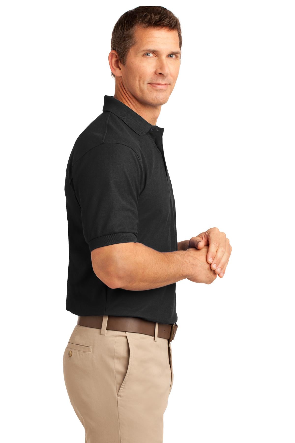 Port Authority® Silk Touch™ Polo with Pocket. K500P - DFW Impression