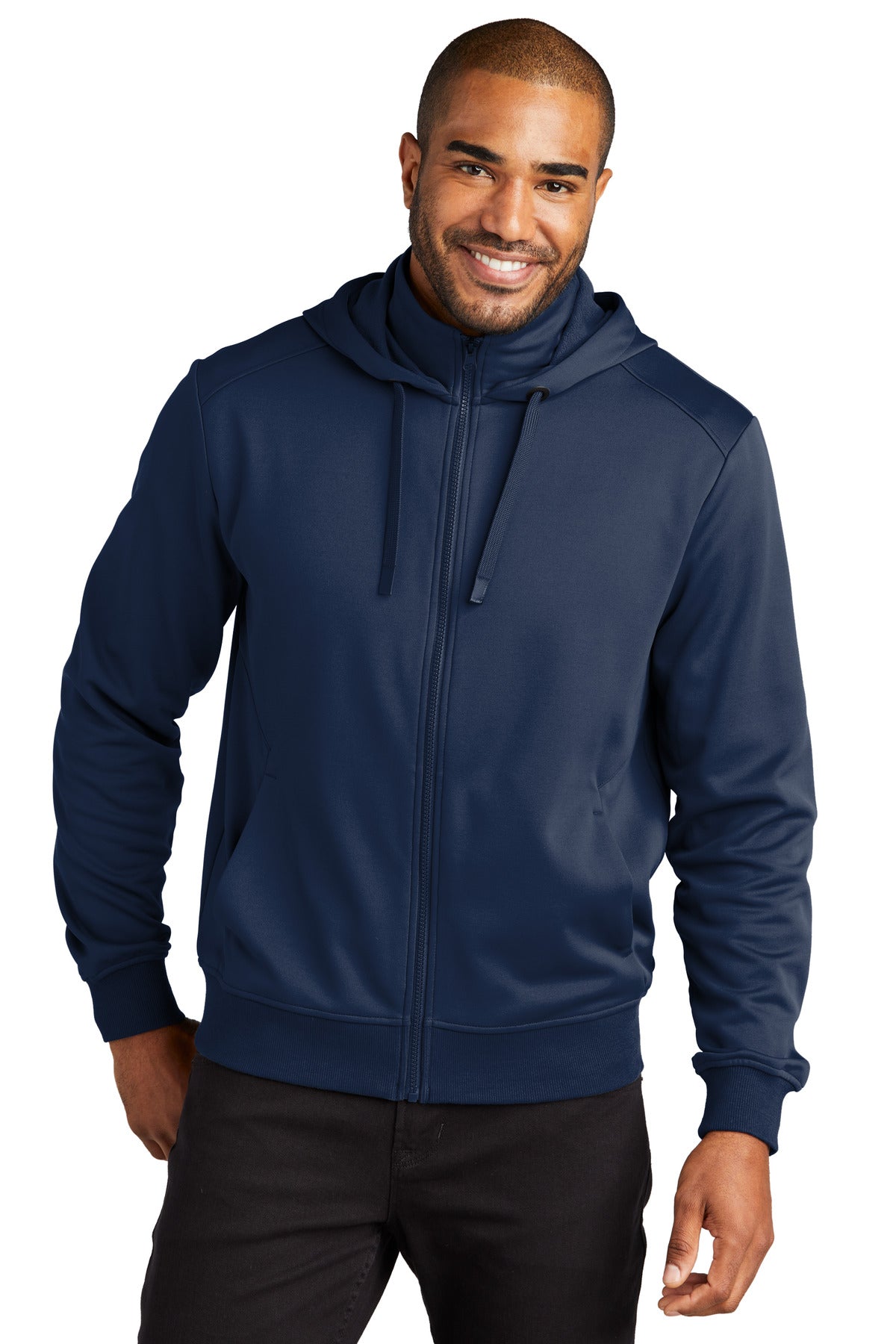 Port Authority® Smooth Fleece Hooded Jacket F814 - DFW Impression