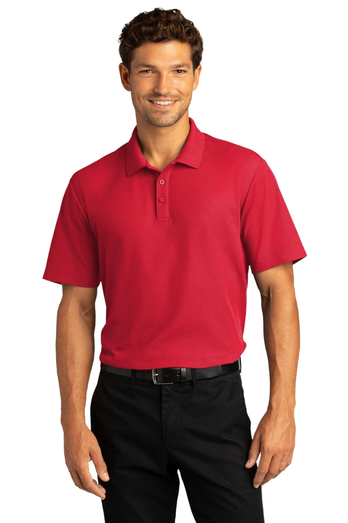 Port Authority ® SuperPro React ™ Polo. K810 [Rich Red] - DFW Impression