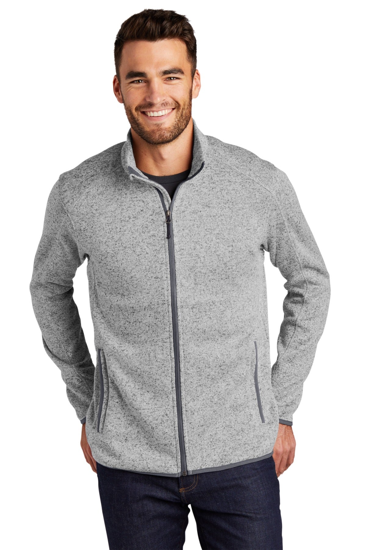 Port Authority® Sweater Fleece Jacket. F232 - DFW Impression