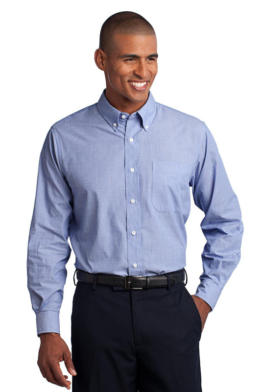 Port Authority® Tall Crosshatch Easy Care Shirt. TLS640 - DFW Impression