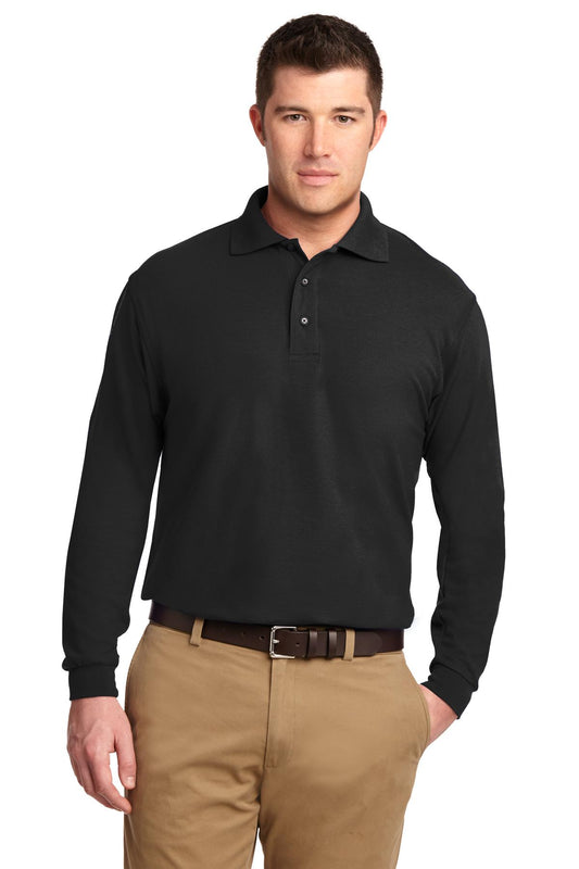 Port Authority® Tall Silk Touch™ Long Sleeve Polo. TLK500LS - DFW Impression