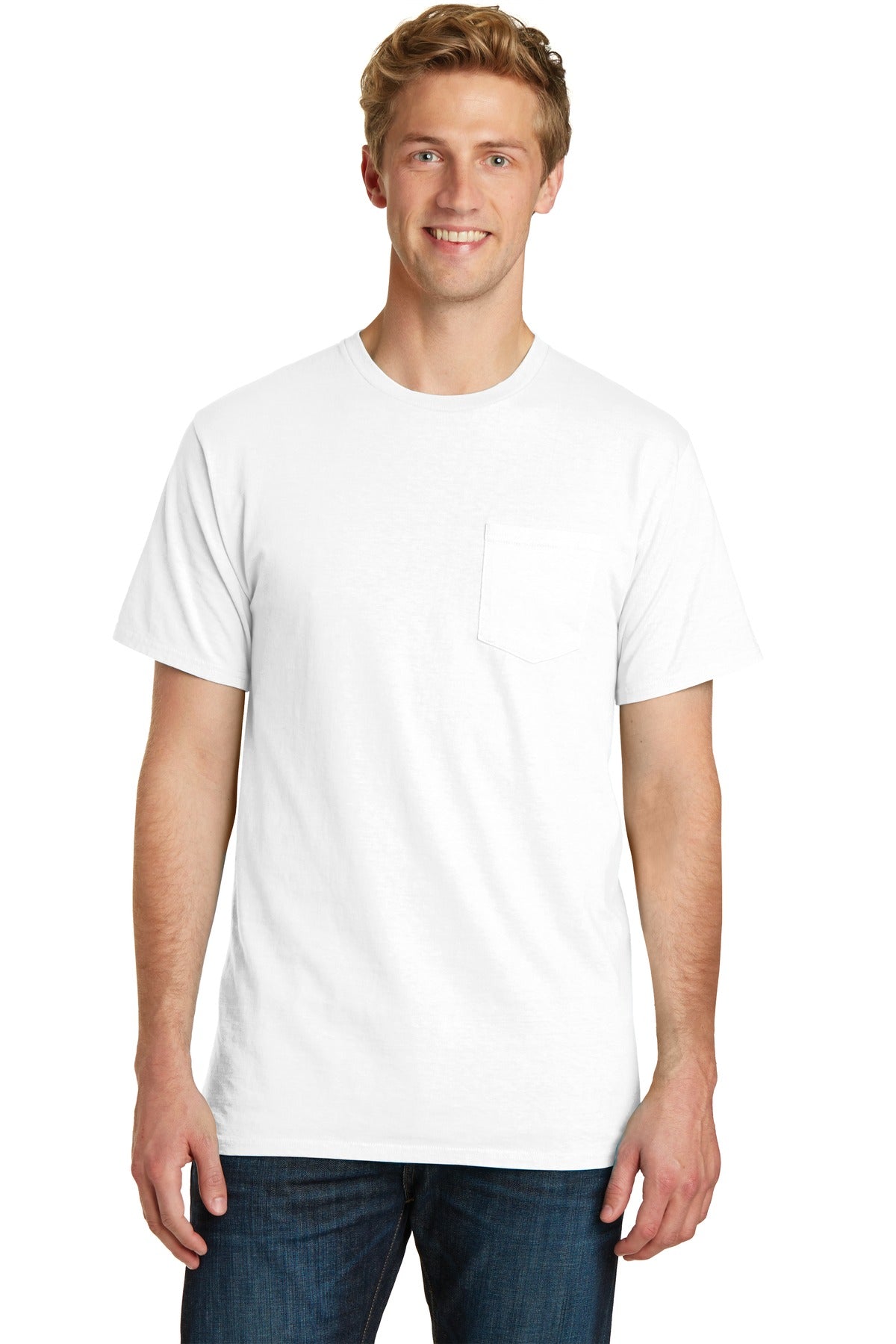 Port & Company® Beach Wash® Garment-Dyed Pocket Tee. PC099P - DFW Impression