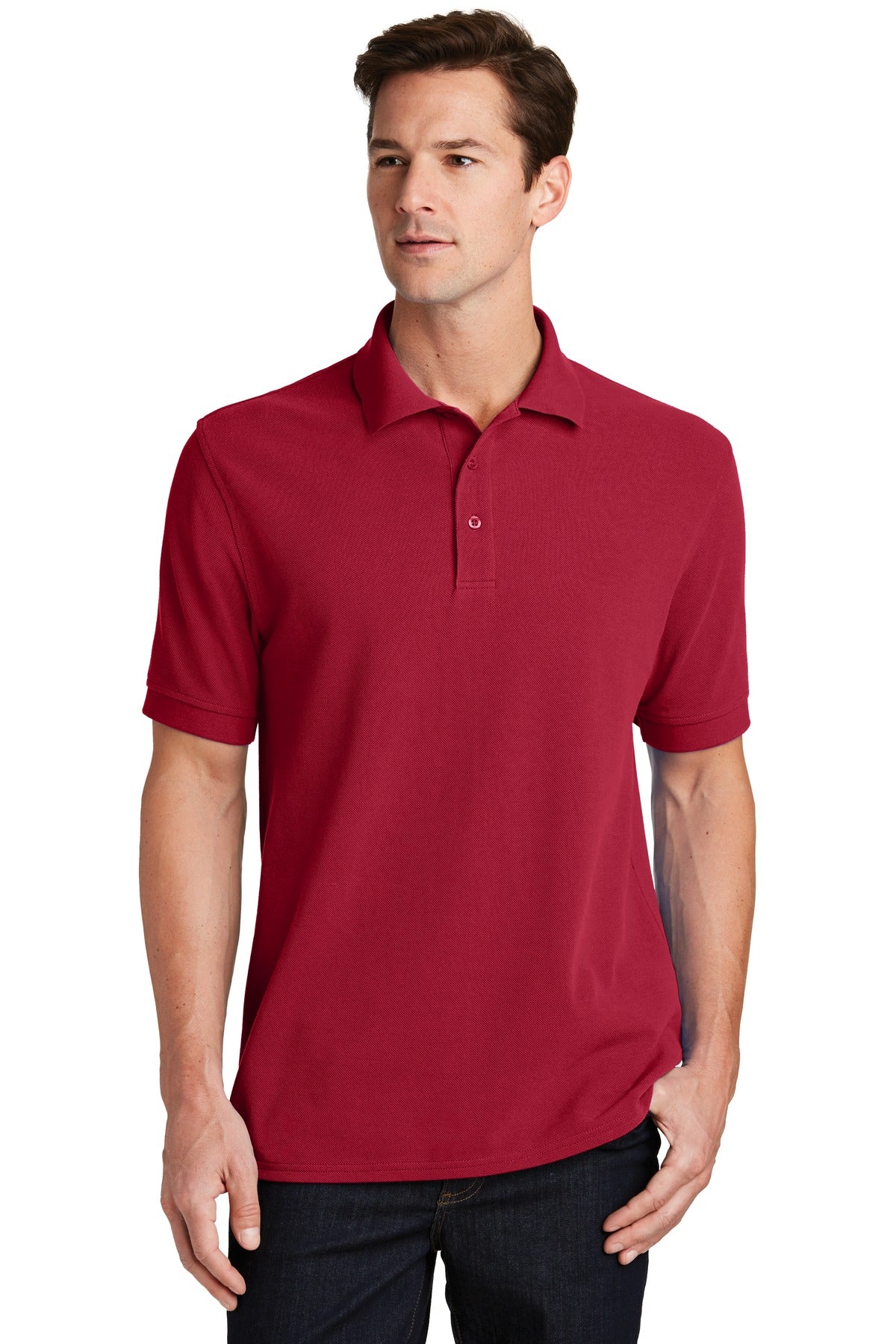 Port & Company® Combed Ring Spun Pique Polo. KP1500 - DFW Impression