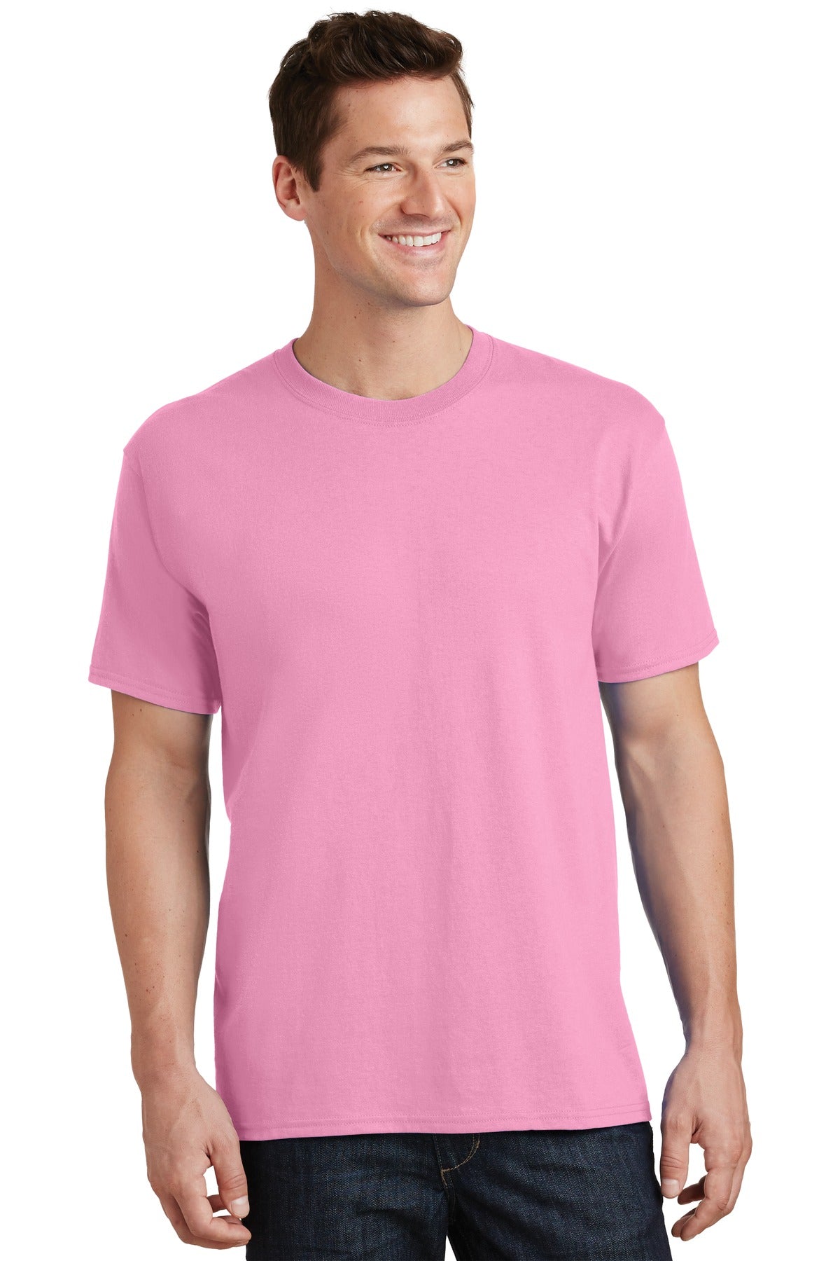 Port & Company® - Core Cotton Tee. PC54 [Candy Pink] - DFW Impression