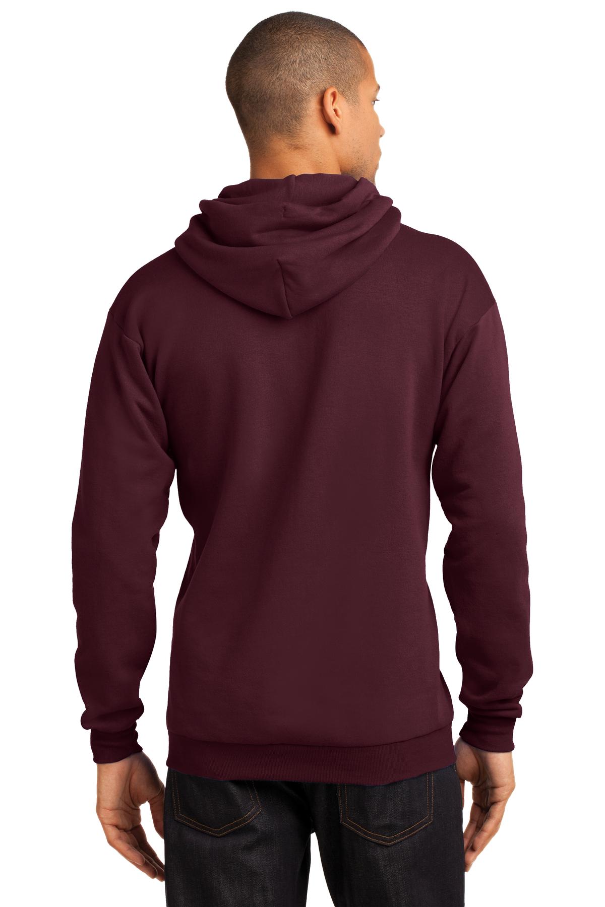 Port & Company® - Core Fleece Pullover Hooded Sweatshirt. PC78H [Maroon] - DFW Impression