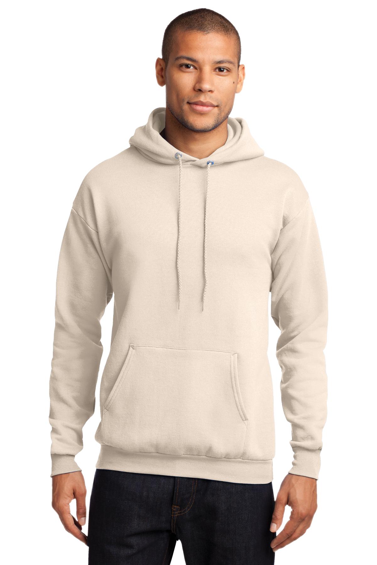 Port & Company® - Core Fleece Pullover Hooded Sweatshirt. PC78H [Natural] - DFW Impression