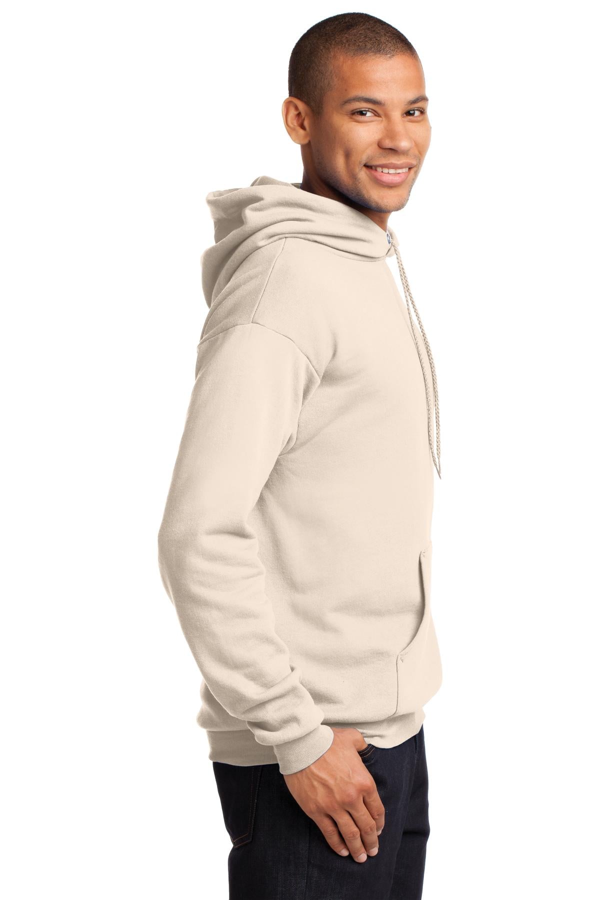 Port & Company® - Core Fleece Pullover Hooded Sweatshirt. PC78H [Natural] - DFW Impression