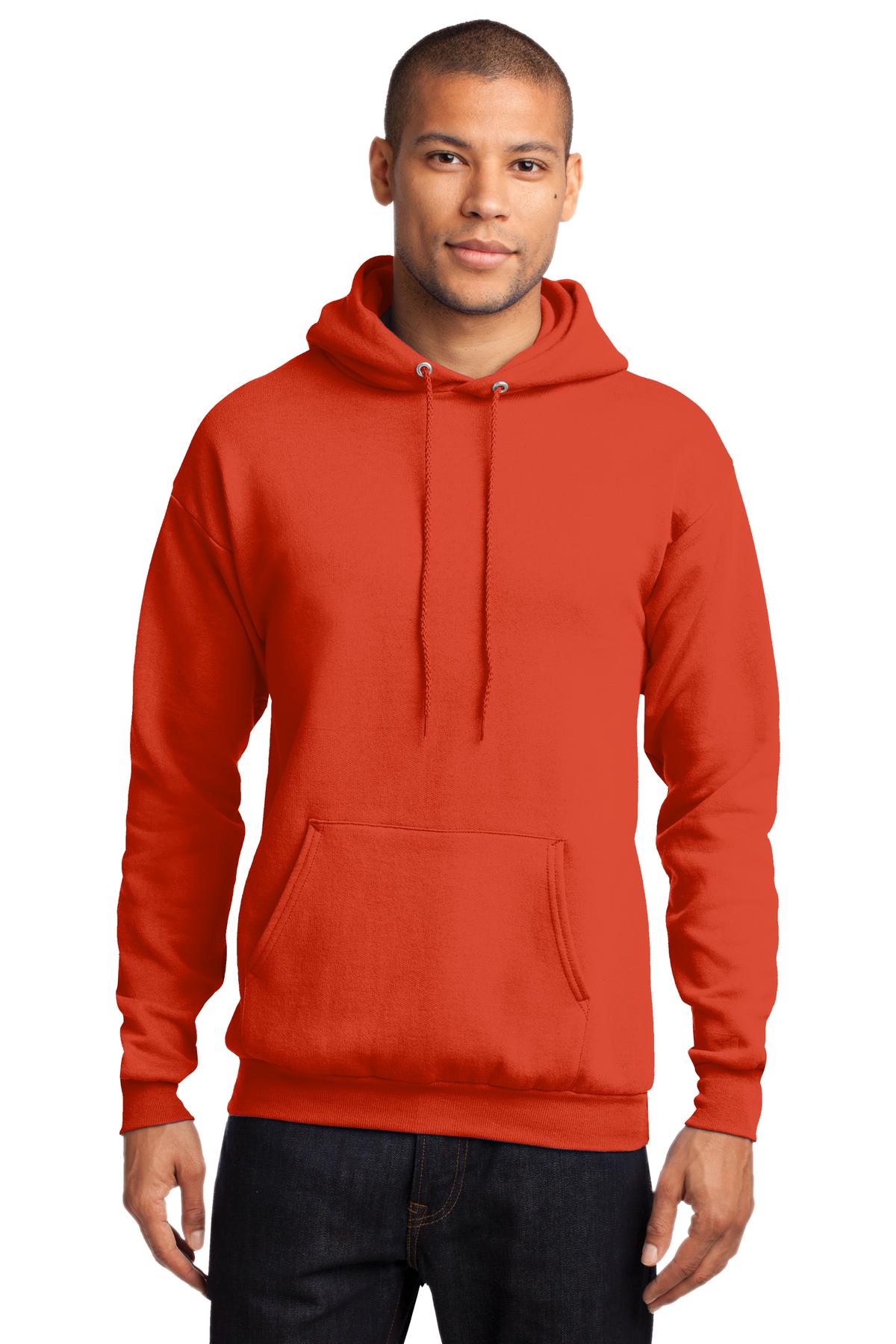 Port & Company® - Core Fleece Pullover Hooded Sweatshirt. PC78H [Orange] - DFW Impression
