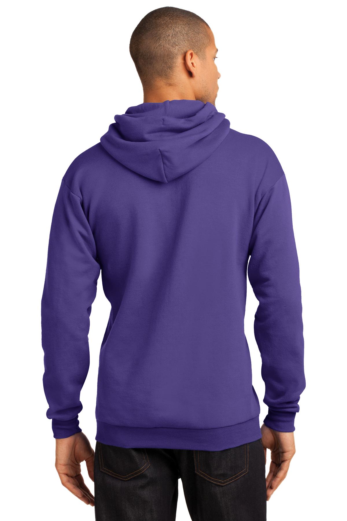 Port & Company® - Core Fleece Pullover Hooded Sweatshirt. PC78H [Purple] - DFW Impression