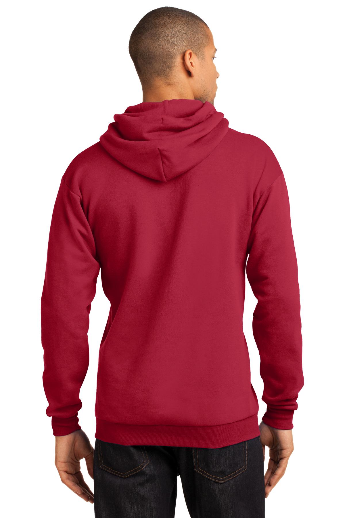 Port & Company® - Core Fleece Pullover Hooded Sweatshirt. PC78H [Red] - DFW Impression