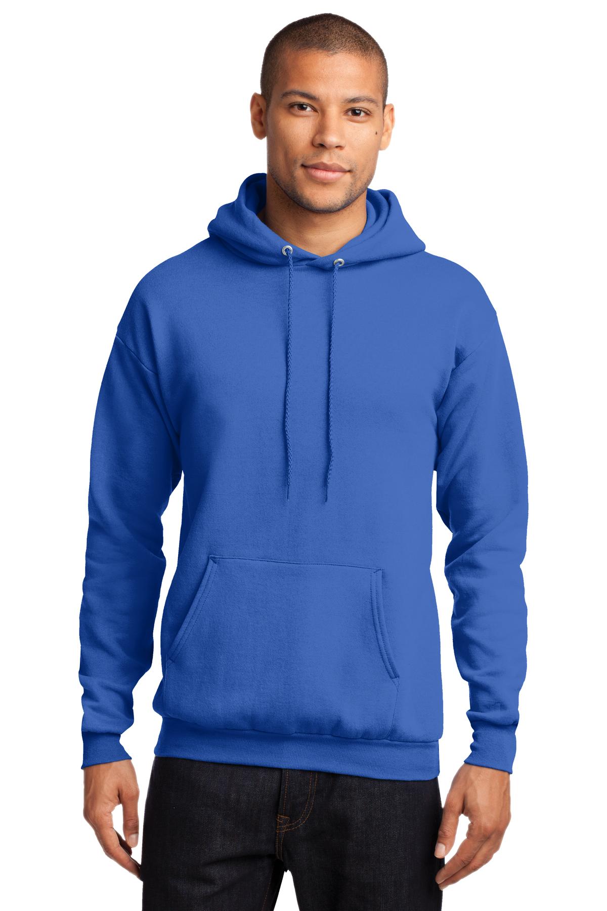Port & Company® - Core Fleece Pullover Hooded Sweatshirt. PC78H [Royal] - DFW Impression