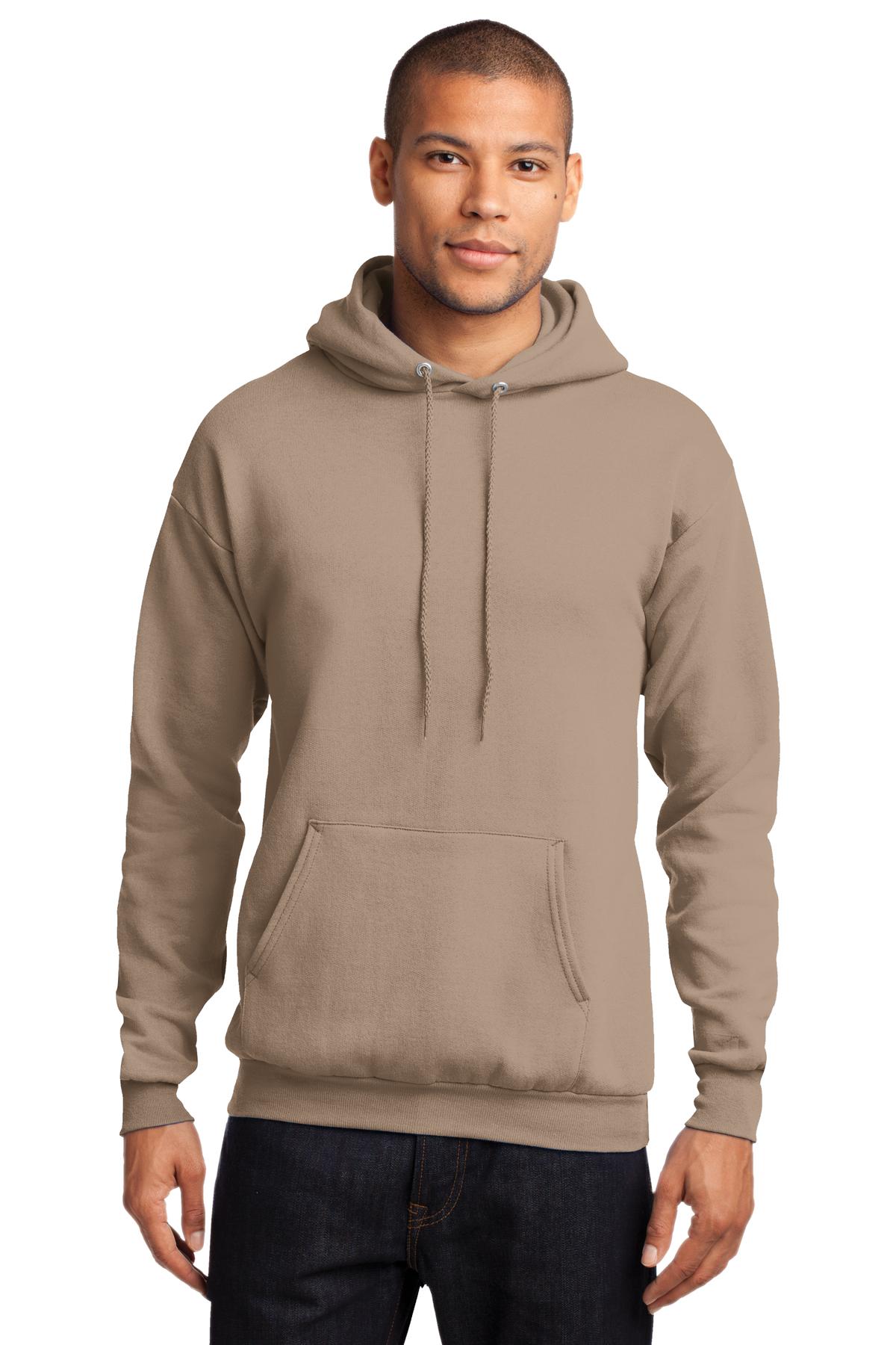 Port & Company® - Core Fleece Pullover Hooded Sweatshirt. PC78H [Sand] - DFW Impression