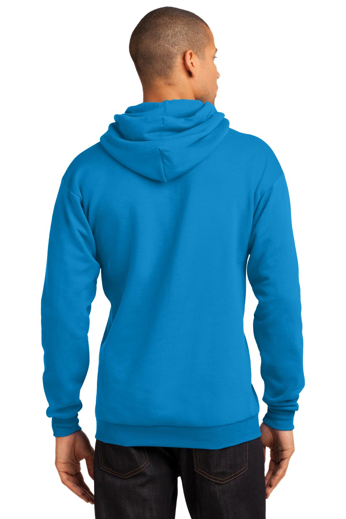 Port & Company® - Core Fleece Pullover Hooded Sweatshirt. PC78H [Sapphire] - DFW Impression
