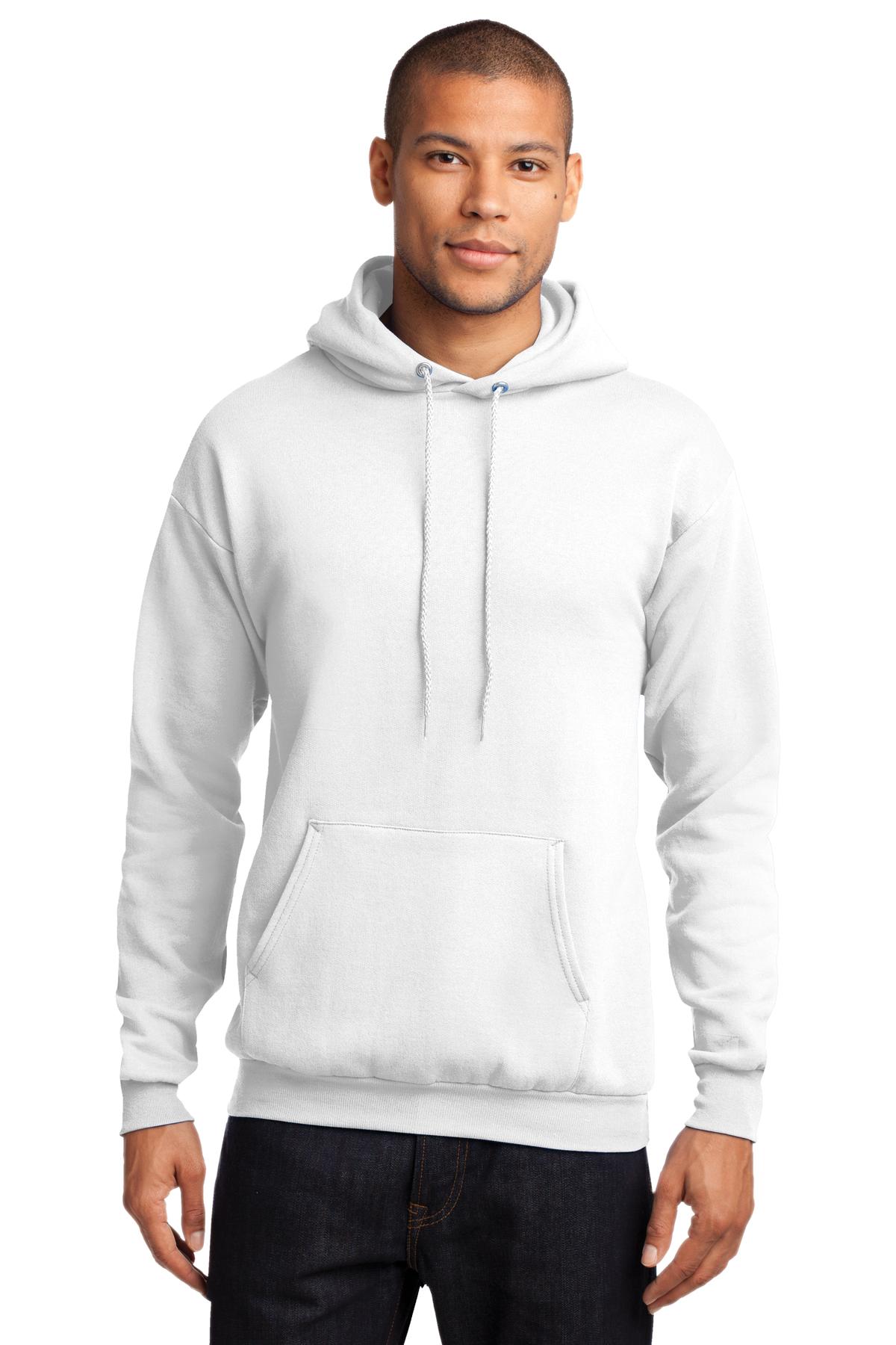 Port & Company® - Core Fleece Pullover Hooded Sweatshirt. PC78H [White] - DFW Impression