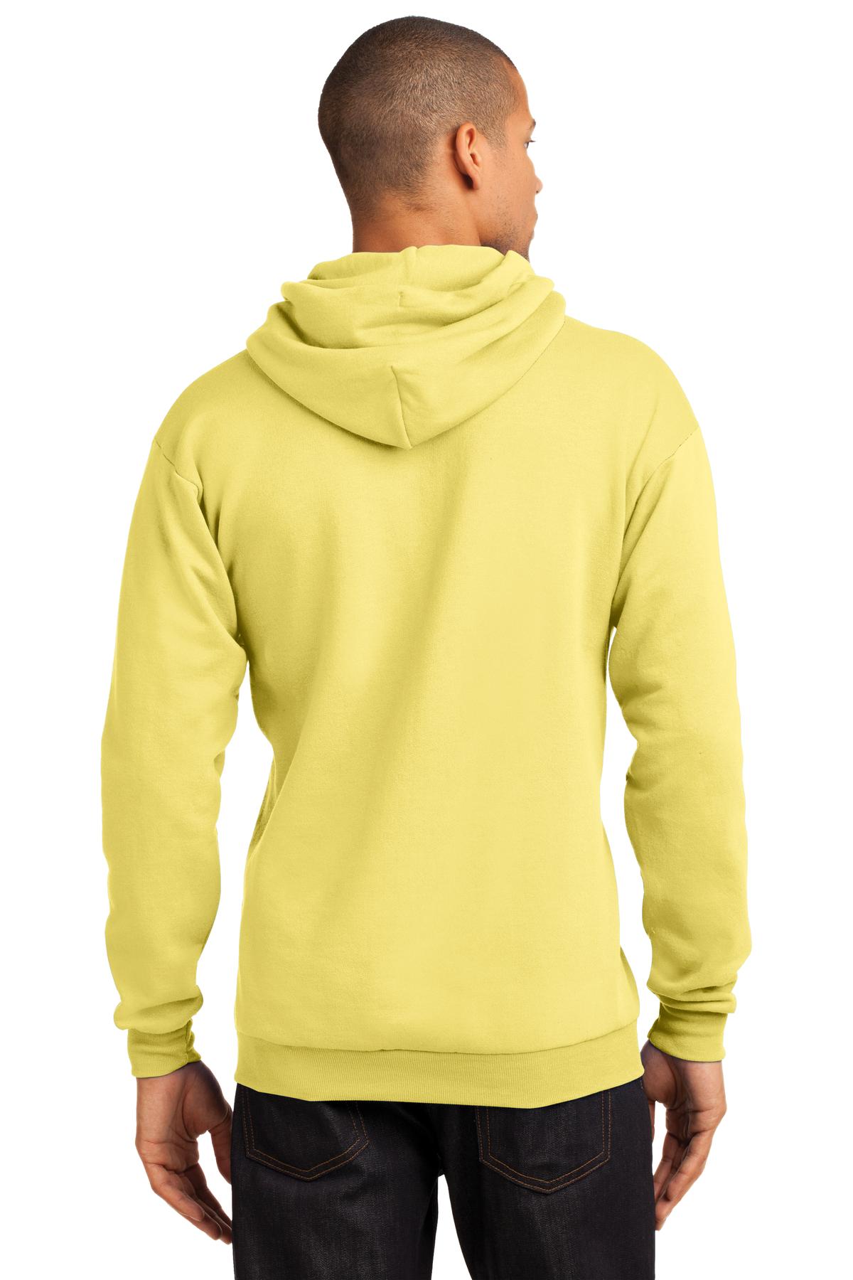 Port & Company® - Core Fleece Pullover Hooded Sweatshirt. PC78H [Yellow] - DFW Impression