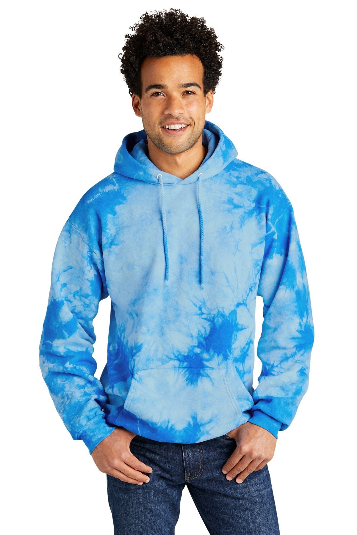 Port & Company® Crystal Tie-Dye Pullover Hoodie PC144 - DFW Impression