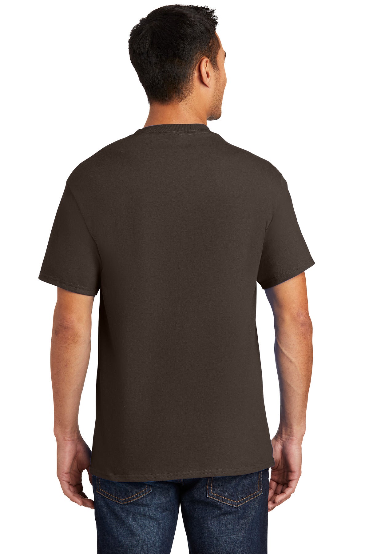 Port & Company® - Essential Pocket Tee. PC61P [Brown] - DFW Impression