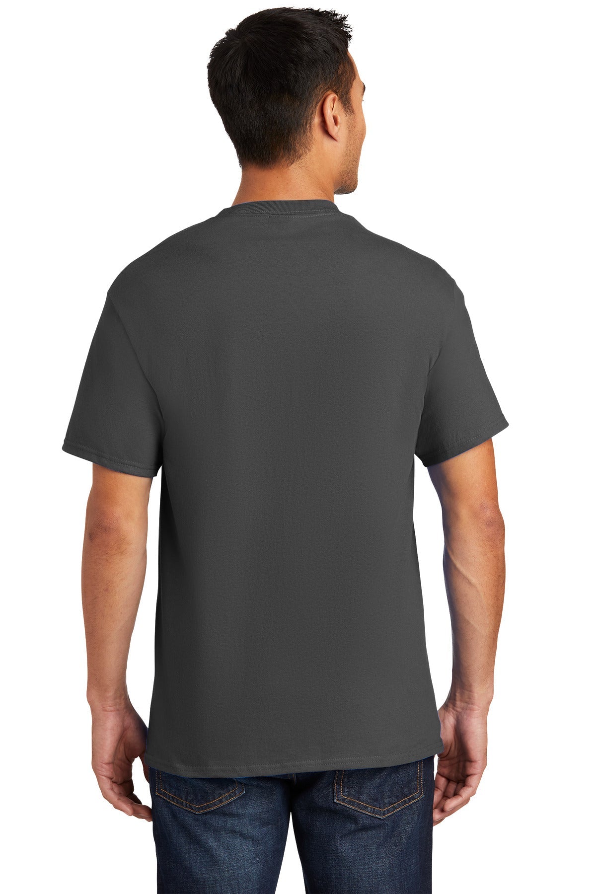 Port & Company® - Essential Pocket Tee. PC61P [Charcoal] - DFW Impression