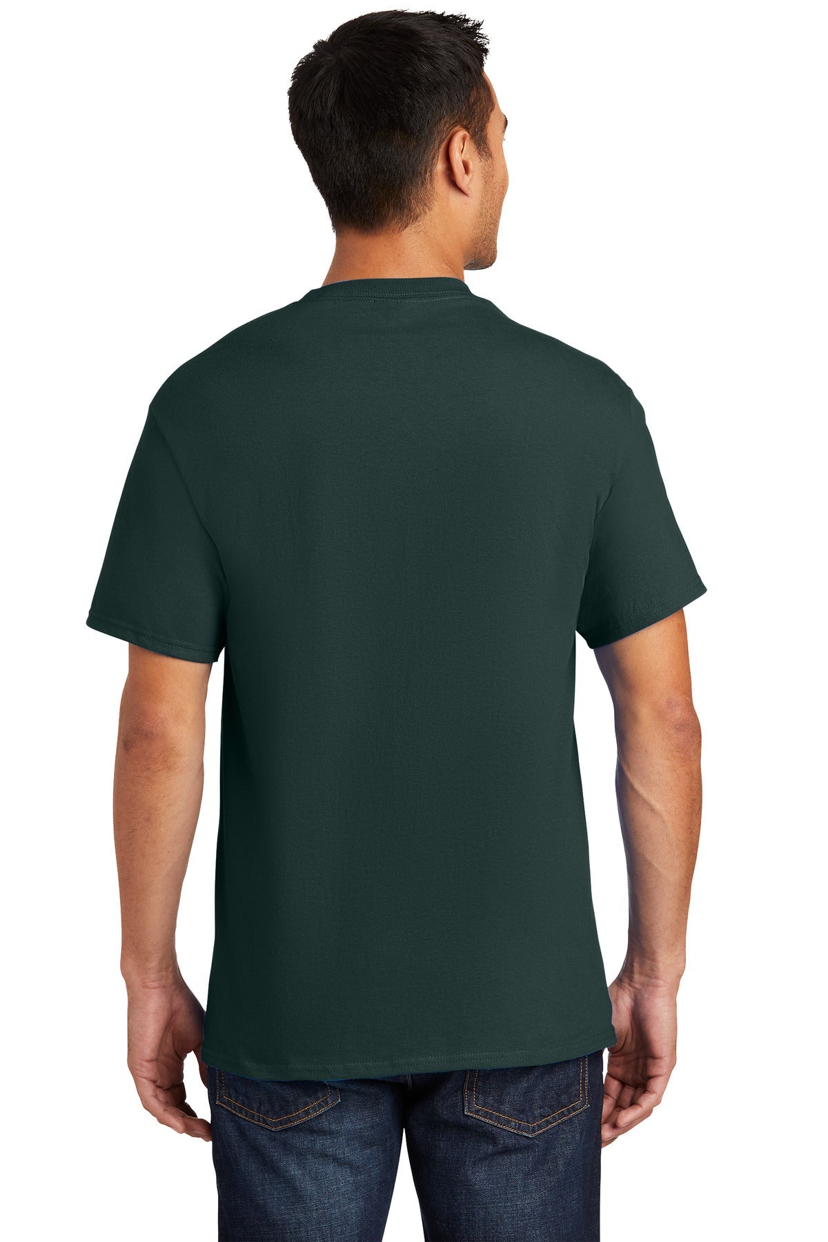 Port & Company® - Essential Pocket Tee. PC61P [Dark Green] - DFW Impression