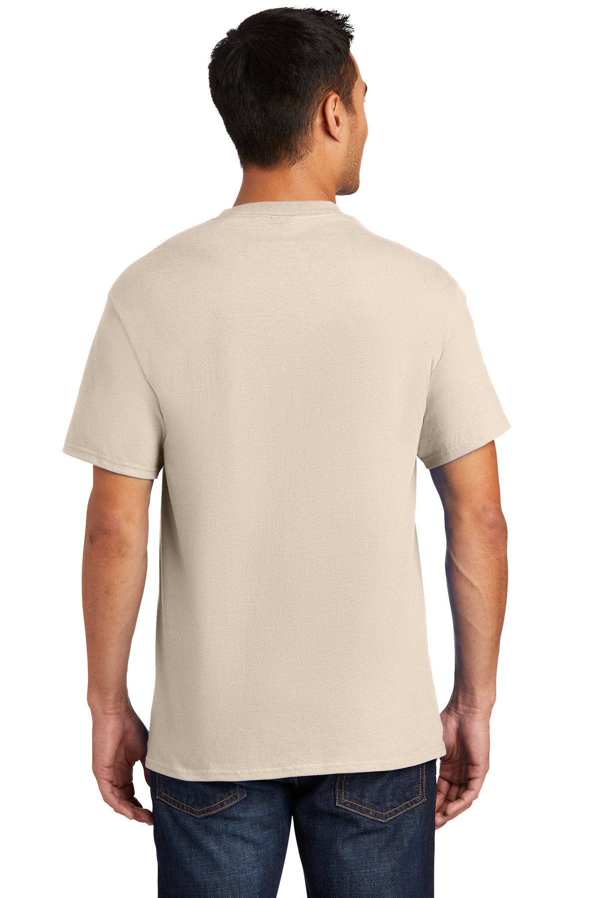 Port & Company® - Essential Pocket Tee. PC61P [Natural] - DFW Impression