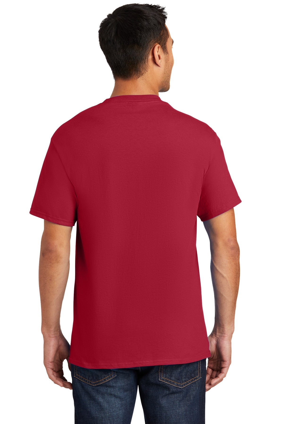 Port & Company® - Essential Pocket Tee. PC61P [Red] - DFW Impression