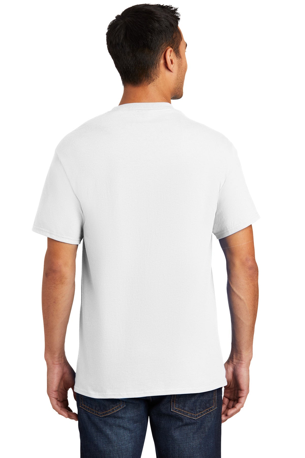 Port & Company® - Essential Pocket Tee. PC61P [White] - DFW Impression