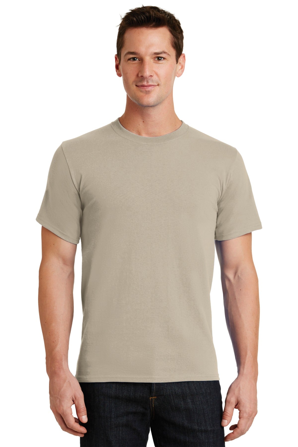 Port & Company® - Essential Tee. PC61 [Light Sand] - DFW Impression