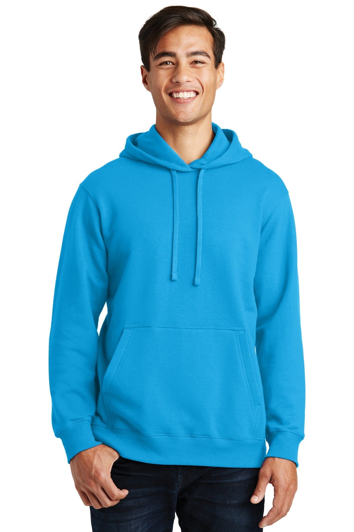 Port & Company® Fan Favorite Fleece Pullover Hooded Sweatshirt. PC850H [Sapphire] - DFW Impression