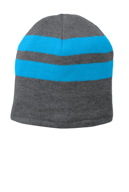 Port & Company® Fleece-Lined Striped Beanie Cap. C922 - DFW Impression