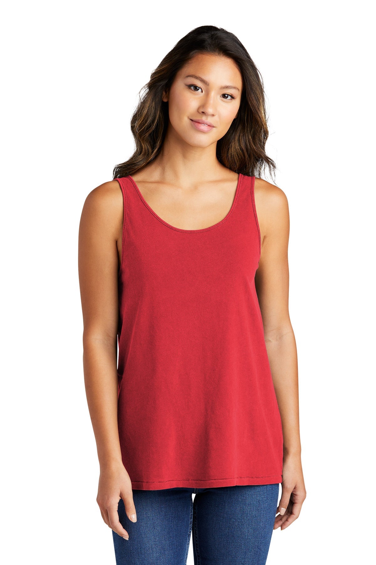 Port & Company® Ladies Beach Wash® Garment-Dyed Tank LPC099TT - DFW Impression