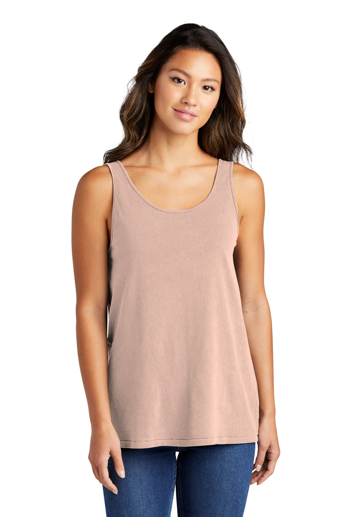 Port & Company® Ladies Beach Wash® Garment-Dyed Tank LPC099TT - DFW Impression