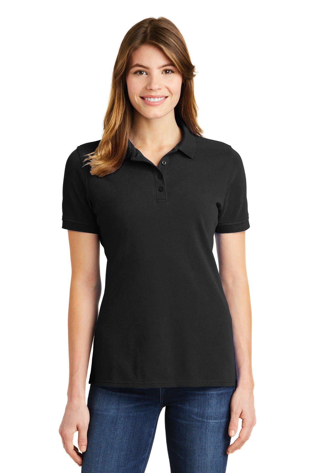 Port & Company® Ladies Combed Ring Spun Pique Polo. LKP1500 - DFW Impression