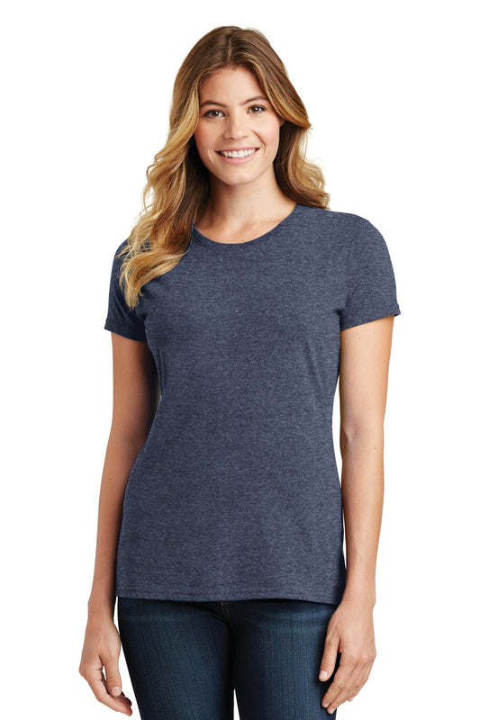 Port & Company® Ladies Fan Favorite Tee. LPC450 [Heather Navy] - DFW Impression