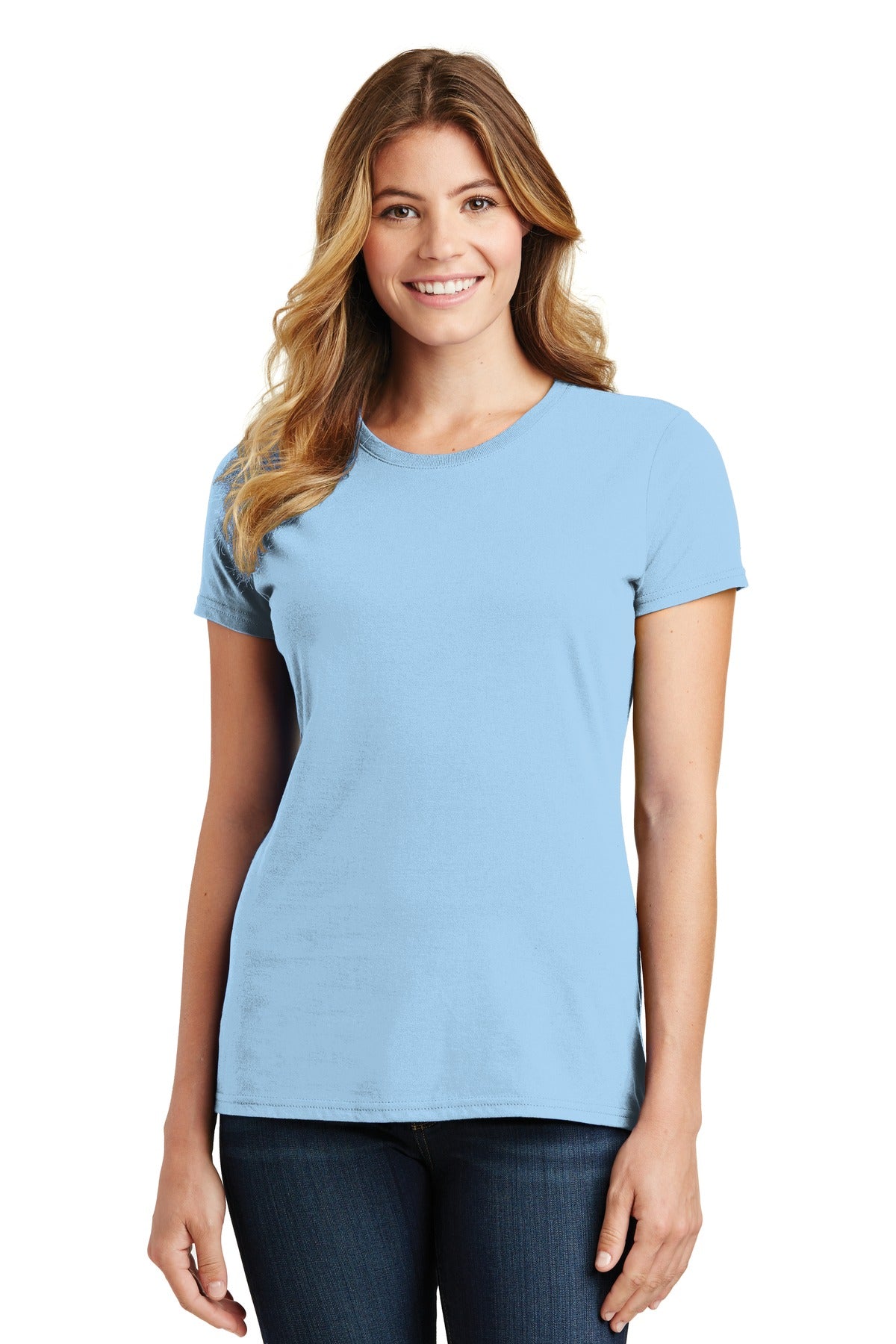 Port & Company® Ladies Fan Favorite Tee. LPC450 [Light Blue] - DFW Impression