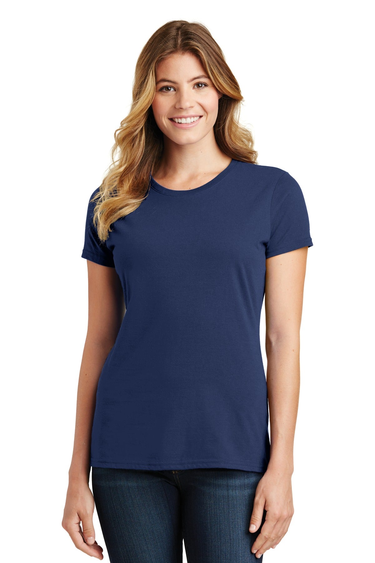 Port & Company® Ladies Fan Favorite Tee. LPC450 [Team Navy] - DFW Impression