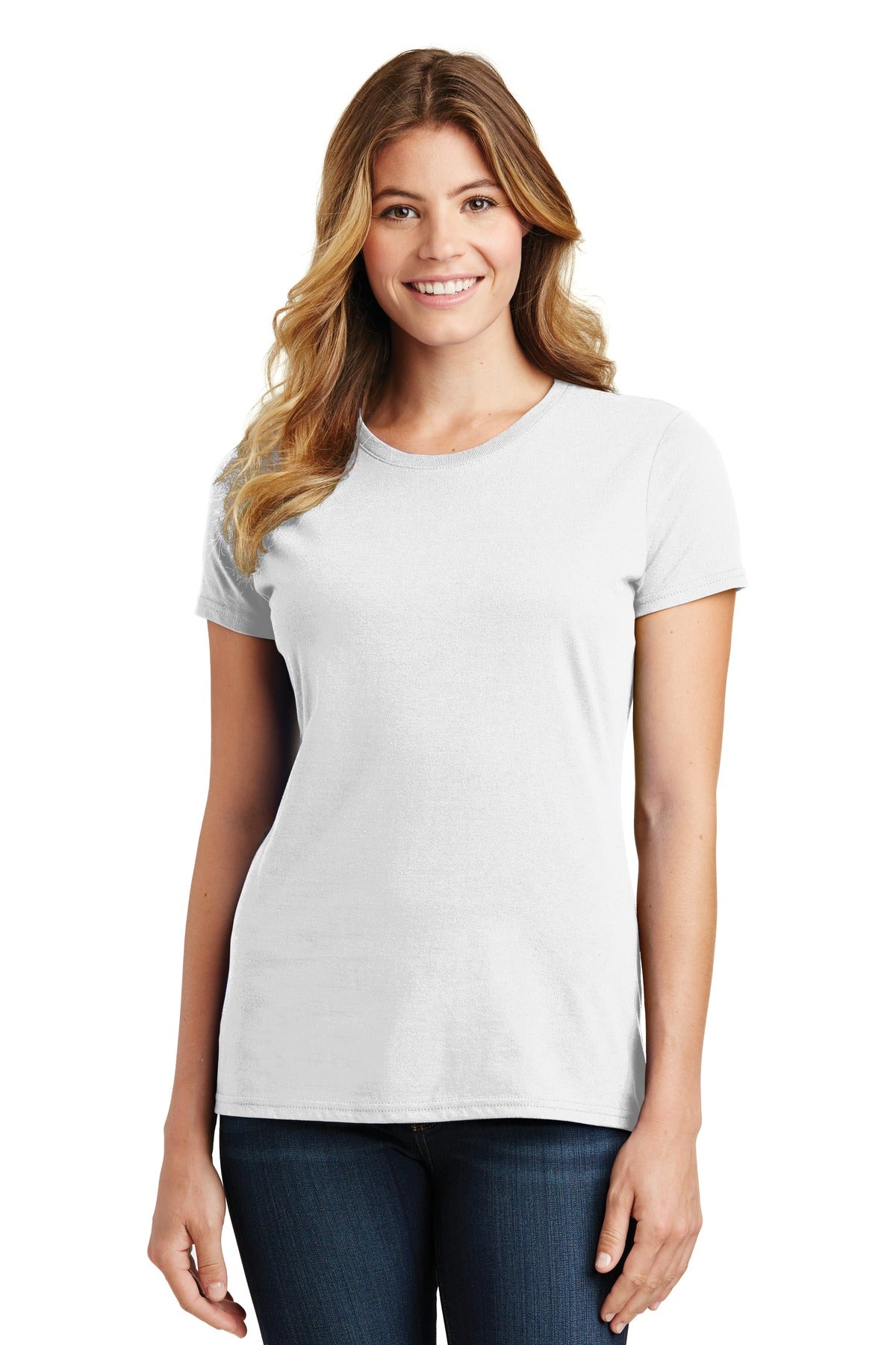 Port & Company® Ladies Fan Favorite Tee. LPC450 [White] - DFW Impression