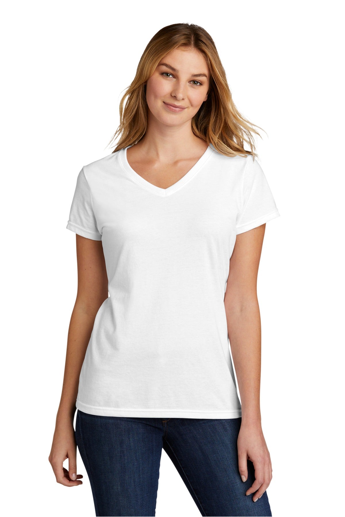 Port & Company ® Ladies Tri-Blend V-Neck Tee. LPC330V - DFW Impression