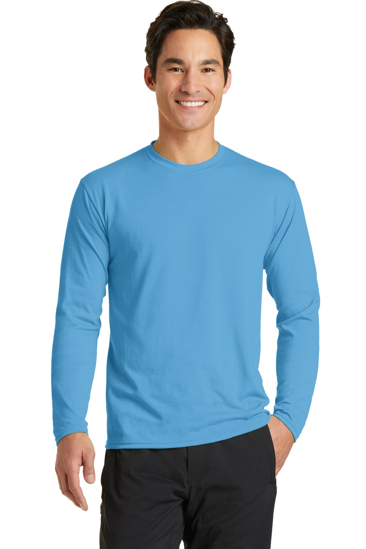 Port & Company® Long Sleeve Performance Blend Tee. PC381LS - DFW Impression