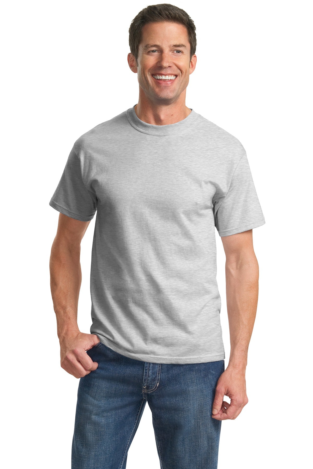 Port & Company® - Tall Essential Tee. PC61T [Ash**] - DFW Impression