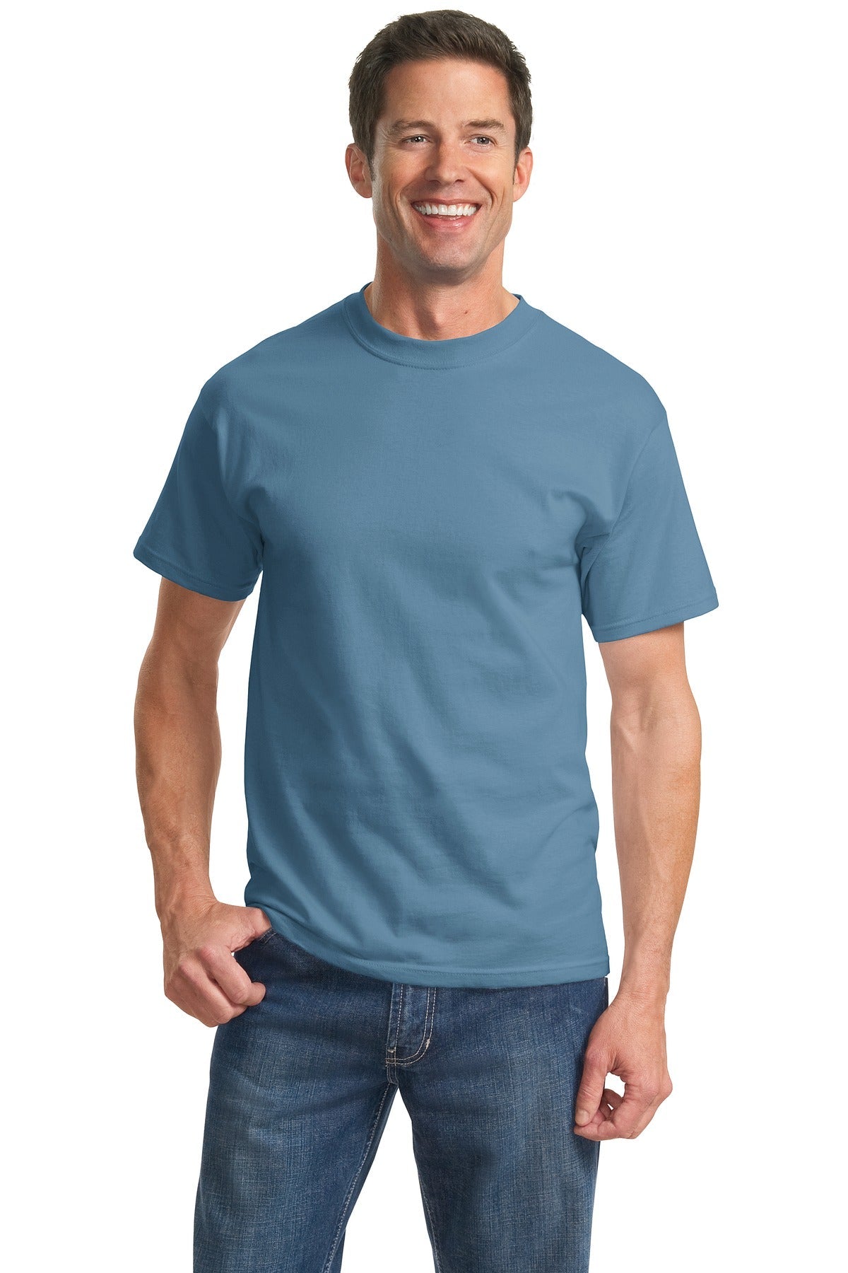 Port & Company® - Tall Essential Tee. PC61T [Colonial Blue] - DFW Impression