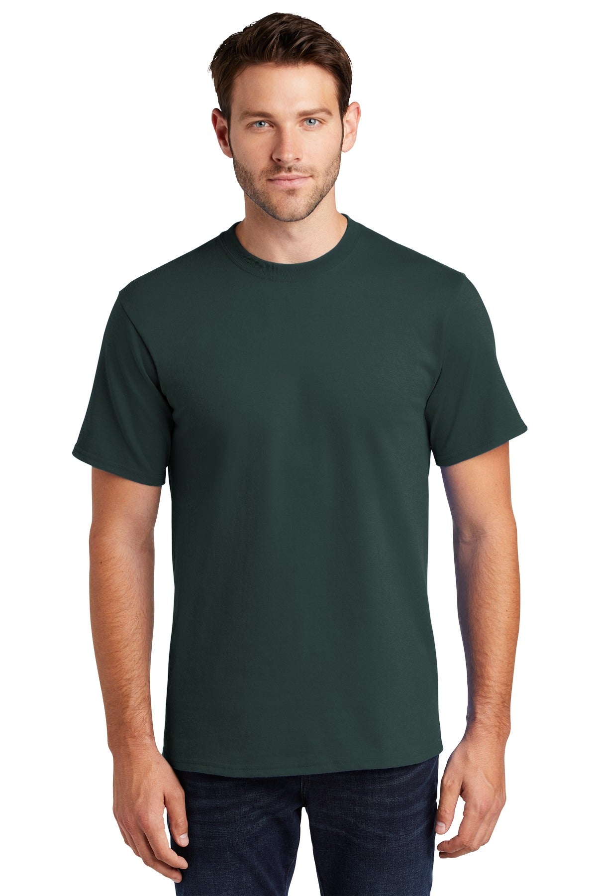 Port & Company® - Tall Essential Tee. PC61T [Dark Green] - DFW Impression